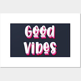 Good Vibes Retro Cool Posters and Art